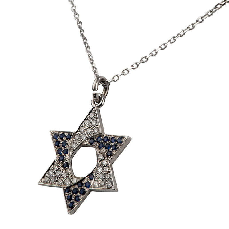 תליון מגן דוד - דגל ישראל - שמירה רוחנית ופיזית