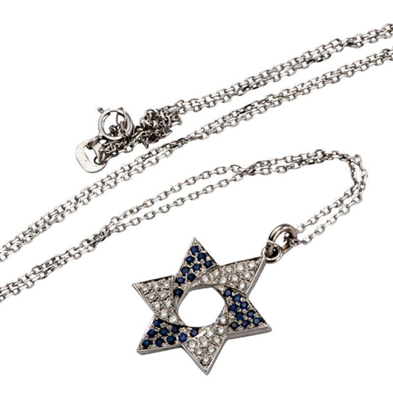 תליון מגן דוד - דגל ישראל - שמירה רוחנית ופיזית