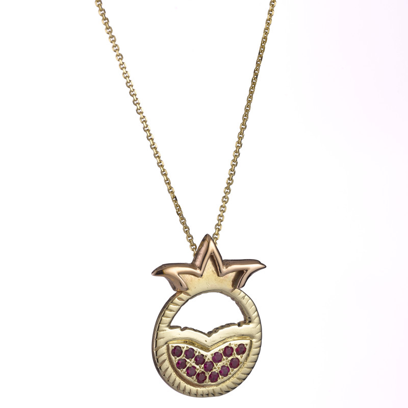 תליון רימון מעיין - שפע וברכה